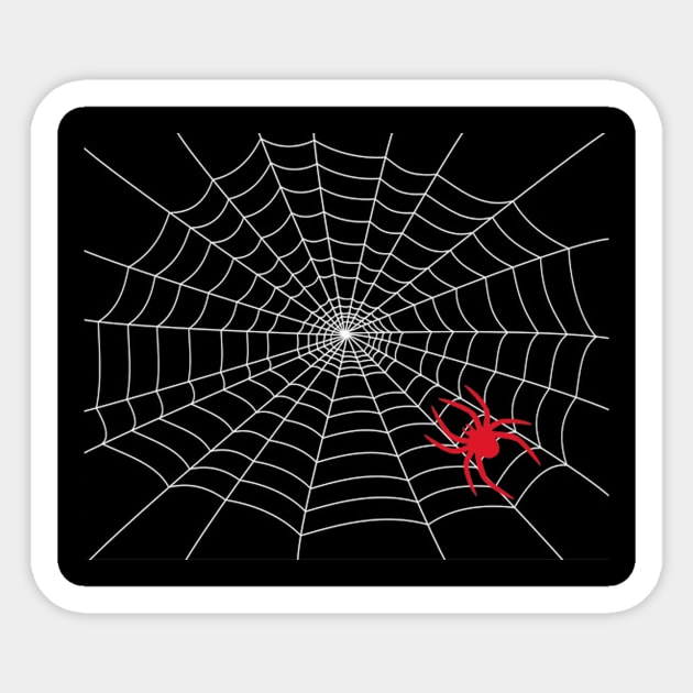Spider Web Sticker by CosmeticMechanic